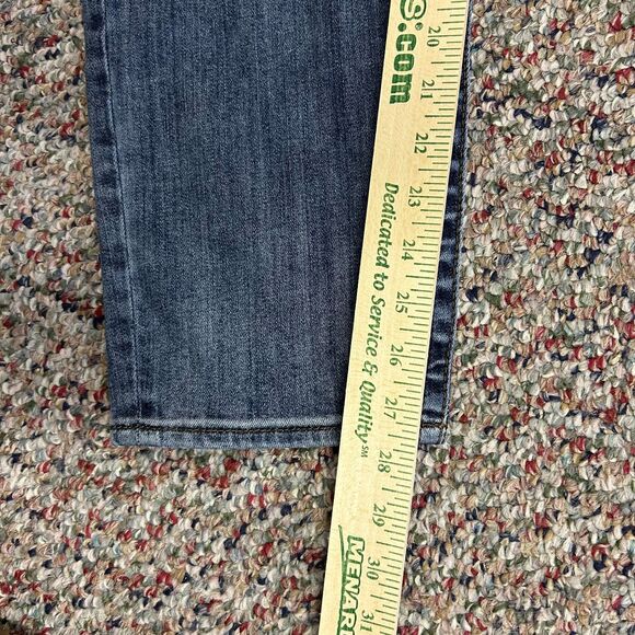 Kut From The Kloth Blue Medium Wash Mid-Rise Straight Leg Cropped Jeans Size 16W - Picture 11 of 13